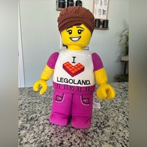 LEGO Girl Plush Toy in Vibrant Pink